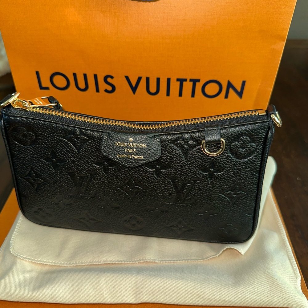 Louis Vuitton Black Easy Pouch On Strap